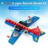 Barkács elektronikai készlet LED áramlási lámpával ellátott repülőgép-modellkészlet Barkács elektronikai hegesztő gyakorlókészlet Elektronikus tudomány összeszerelőkészlet
