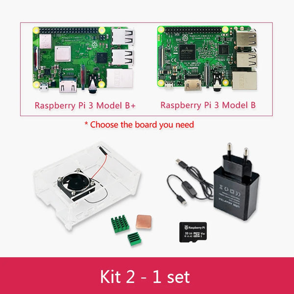 Raspberry Pi 3 Model B /3B+ Plus BCM2837 1.2G ,Raspberry Pi 3 B+ with 2.4G & 5G WIFI 4.2 BT and PoE