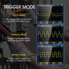 TOOLTOP ET2010A 1MHz Portable Digital Oscilloscope 2.5Msps Auto True RMS Multimeter AC 10A 600V High Voltage Tester