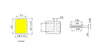 200PCS/LOT 2835 SMD 3V Pure White / Natural White / Warm White / Cool White LED 23-26LM detail image 3