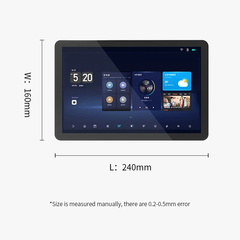 ESP32P4 Development Board 10.1 Inch 1280*800 Screen WiFi BT Type-C for Arduino LVGL ESP-IDE Smart Home Optional Speaker Battery