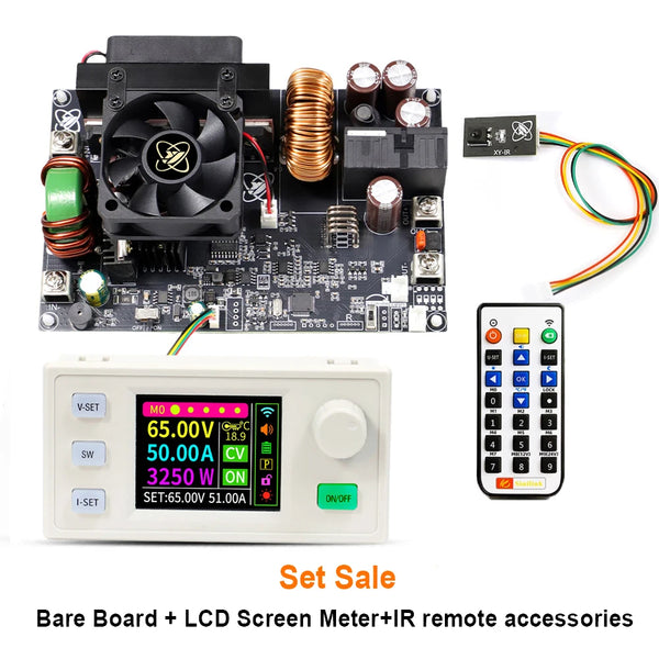 XY6550S 3250W 50A CNC Buck Power Supply Direct Current Stabilized Voltage Constant Voltage and Current Step-down Module MPPT