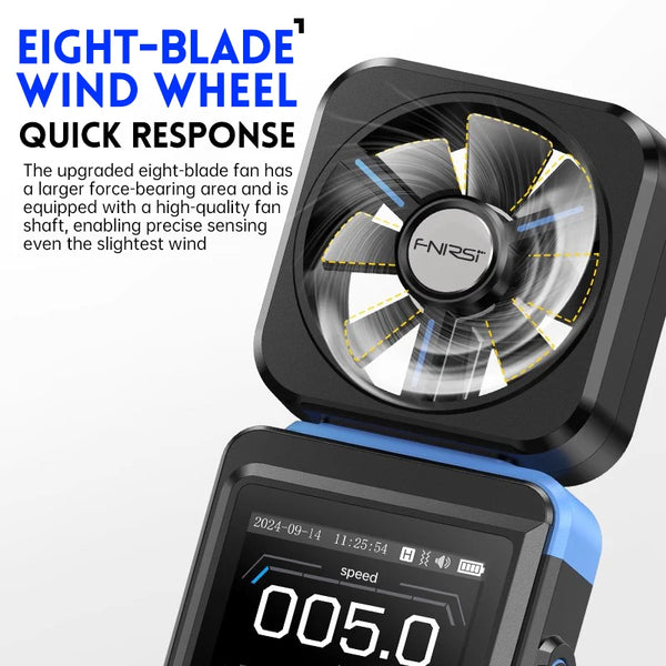 FNIRSI FAM-02 3 in 1 High Accuracy Anemometer Thermometer Handheld Professional Anemometer Wind Speed Measuring Instruments