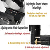2 in 1 Mortising Jig Trimming Machine Slotting Bracket  Woodworking Slotting Locator Tool for Woodworking Furniture Splicing