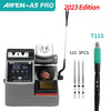 AIFEN A9PRO Soldering Station Compatible SUGON Soldering Iron Tip 210/245/115 Handle Control Temperature Welding Rework Station