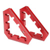 2Pcs 90 Degrees L-Shape Auxiliary Fixture Splicing Board, Positioning Panel Fixed Clip, Carpentry Square Ruler, Woodworking Tool