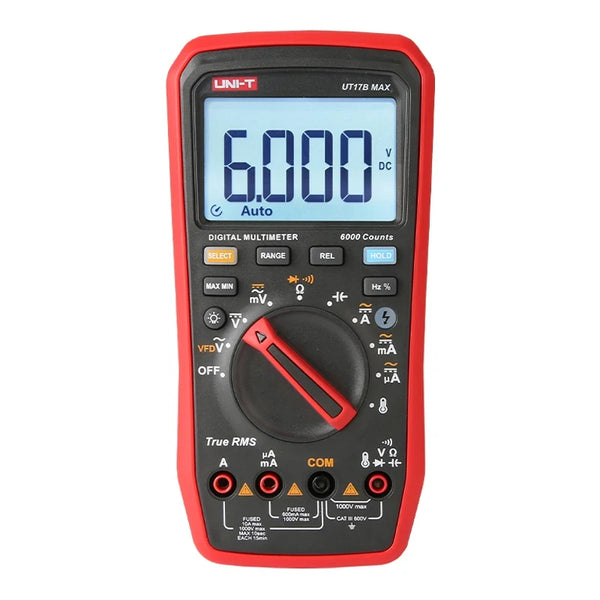 UNI-T UT15B/17B/18B MAX Digital Multimeter Meter True RMS 1000V AC DC Multimeter Voltage Tester With V.F.D function 6000 Counts