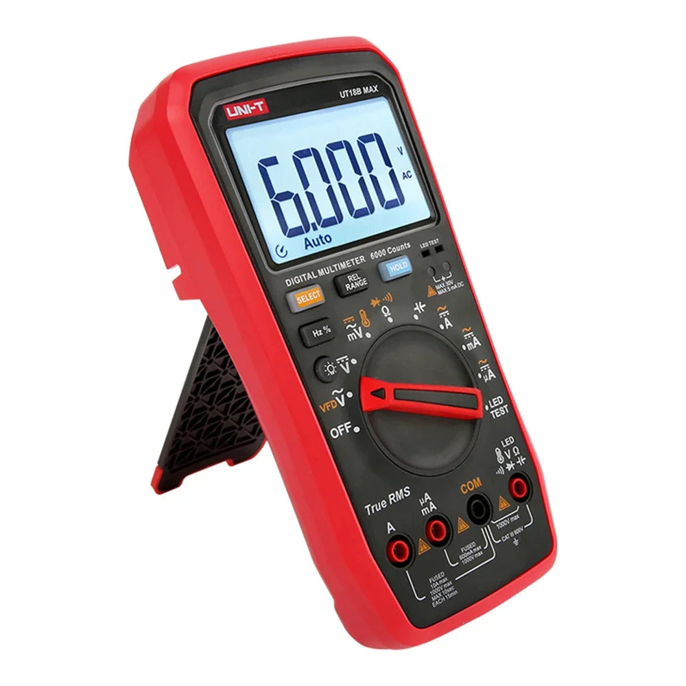 UNI-T UT15B/17B/18B MAX Digital Multimeter Meter True RMS 1000V AC DC Multimeter Voltage Tester With V.F.D function 6000 Counts