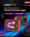 UNI-T UTI260T Pocket Thermal Imager 256x192 NCV Bluetooth Thermographic Camera Infrared Thermal Camera For Repair PCB Circuit