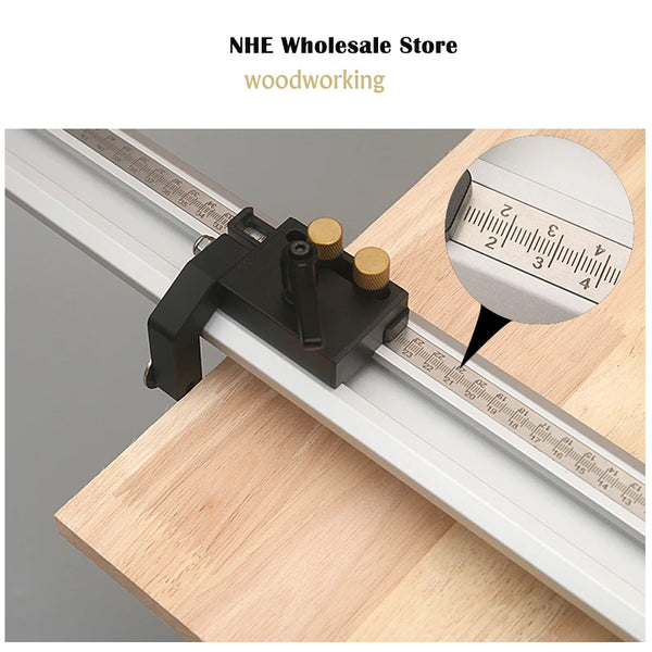 Woodworking Parallel Guide System Double-layer Guide Tool for W-new / Makita / Festool Tracksaw Rails (Guide Rails Not Included)